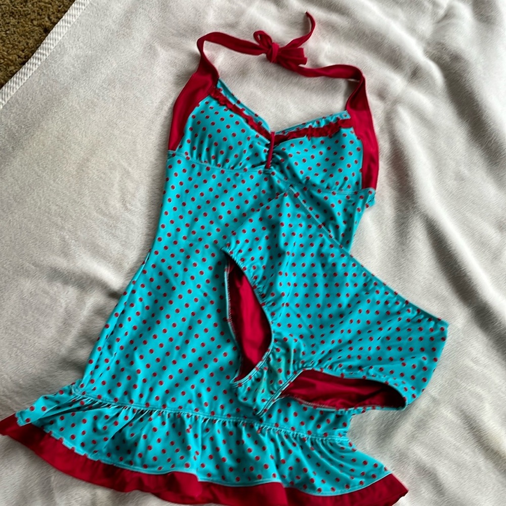 Vintage looking 2 piece swimsuit